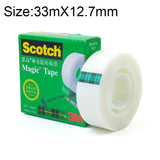 Scotch 810 Magic Invisible Tape Transparent Writing Repair Traceless Copying Tape, Size: 33m x 12.7mm, Size: 33m x 12.7mm