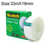 Scotch 810 Magic Invisible Tape Transparent Writing Repair Traceless Copying Tape, Size: 33m x 19mm, Size: 33m x 19mm