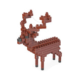 Sika deer Pattern Plastic Diamond Particle Building Block Assembled Toys, Sika deer