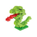 Snake Pattern Plastic Diamond Particle Building Block Assembled Toys, Snake