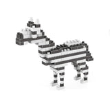 Zebra Cartoon Pattern Plastic Diamond Particle Building Block Assembled Toys, Zebra