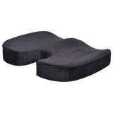 W-shaped Rebound Memory Foam Anti-Hemorrhoids Car Health Buttock Cushion, Size: 45x35x7cm, Memory Foam (Black), Memory Foam (Coffee), Memory Foam (Grey), Memory Foam  (Blue), Memory Foam (Purple), Memory Foam (Rose Red)