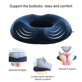 Office Thickening Crystal Velvet Hip Anti-Hemorrhoids Cushion, Size: 45x41x7cm