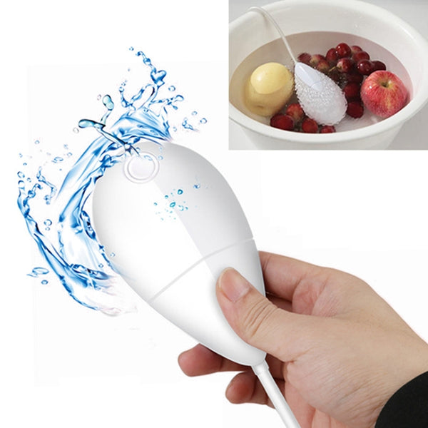 Portable Mini Ultrasonic Washing Machine Cleaner for Clothing / Vegetable / Fruit, Water Drop Style