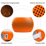 INVITOP Mini Portable Piano Musical Instrument Moisture-proof Dehumidifier Wardrobe Kitchen Shoe Cabinet Automatic Moisture Absorber, UK Plug, UK Plug(Orange), UK Plug(White)