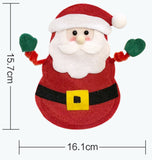 Snowman Pattern Tableware Knife Fork Pocket Cover Bag Christmas Decoration, without Legs