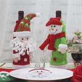 Snowman Pattern Wine Bottle Bag Christmas Decoration, HC3137A, HC3137B