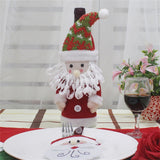 Snowman Pattern Wine Bottle Bag Christmas Decoration, HC3137A, HC3137B