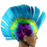 Funny Christmas Halloween Wig Masquerade Headdress Mohawk Hair Comb, Random Color Delivery, Mohawk Hair