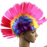 Funny Christmas Halloween Wig Masquerade Headdress Mohawk Hair Comb, Random Color Delivery, Mohawk Hair