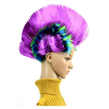 Funny Christmas Halloween Wig Masquerade Headdress Mohawk Hair Comb, Random Color Delivery, Mohawk Hair