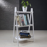 Solid Wood Folding Multi-layer Flower Plate Storage Shelves Shoe Rack, Size: 90x50x30cm