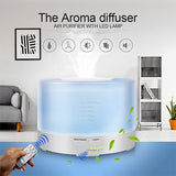 T700 Remote Control Clear White Air Humidifier Automatic Alcohol Sprayer Essential Oil Diffuser Ultrasonic Mist Maker Ultrasonic Aroma Diffuser Atomizer Color LED, Capacity: 700ml, DC 24V, US Plug, Clear White (700ml), Wood Pattern (700ml)