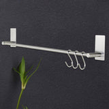 Stainless Steel Single Rod Towel Shelf Bathroom Non-perforated Storage Rack, Size: 700x62x90mm, 700x62x90mm