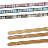 PU Leather with Bone Designs Pet Dog Collar Pet Products, Size: S, 1.5 * 37cm, Size: S