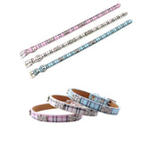 PU Leather with Bone Designs Pet Dog Collar Pet Products, Size: S, 1.5 * 37cm, Size: S