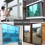 UV Reflective One Way Privacy Decoration Glass Window Film Sticker, Width: 110cm, Length: 1m, Width: 110cm