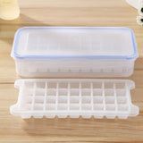 Small Square Ice Mold Trays Multi-layer Mold with Cover Ice Storage Box, 2 Layers, 2 Layers