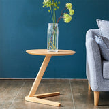 ZH63379 Nordic Wood Multi-functional Small Apartment Creative Round Side Table, HC5518A, HC5518B