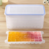 Small Square Ice Mold Trays Multi-layer Mold with Cover Ice Storage Box, 5 Layers, 5 Layers