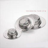 Wide Edge Sink Filter Floor Drain Cover Shower Sewer Stainless Steel Strainers, Size: L (11.5 x 11.5cm), Size: L