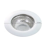 Wide Edge Sink Filter Floor Drain Cover Shower Sewer Stainless Steel Strainers, Size: L (11.5 x 11.5cm), Size: L