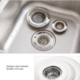 Wide Edge Sink Filter Floor Drain Cover Shower Sewer Stainless Steel Strainers, Size: L (11.5 x 11.5cm), Size: L