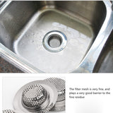 Wide Edge Sink Filter Floor Drain Cover Shower Sewer Stainless Steel Strainers, Size: L (11.5 x 11.5cm), Size: L