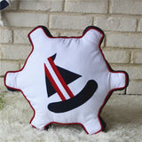 Pirate style Cushion Bed Backrest Support Throw Pillow with Pillow Insert,  Size: 47 x 47cm