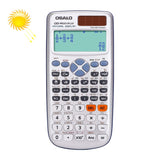 OSALO OS-991ES PLUS 10+2 Digits Multi-functional Student Function Scientific Calculator Solar Energy Dual Power Calculator