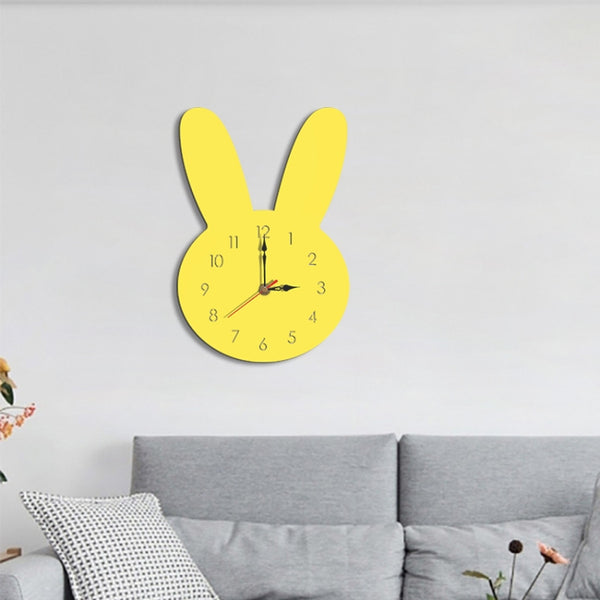 Rabbit Pattern Creative Living Room Decorative Wall Clock