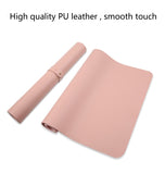 Multifunction Business PU Leather Mouse Pad Keyboard Pad Table Mat Computer Desk Mat, Size: 80 x 40cm, Size: 80 x 40cm(Black), Size: 80 x 40cm(Pink), Size: 80 x 40cm(Green), Size: 80 x 40cm(Sapphire Blue), Size: 80 x 40cm(Baby Blue)