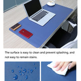 Multifunction Business PU Leather Mouse Pad Keyboard Pad Table Mat Computer Desk Mat, Size: 80 x 40cm, Size: 80 x 40cm(Black), Size: 80 x 40cm(Pink), Size: 80 x 40cm(Green), Size: 80 x 40cm(Sapphire Blue), Size: 80 x 40cm(Baby Blue)