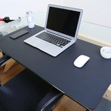 Multifunction Business PU Leather Mouse Pad Keyboard Pad Table Mat Computer Desk Mat, Size: 90 x 45cm, Size: 90 x 45cm(Sapphire Blue), Size: 90 x 45cm(Baby Blue), Size: 90 x 45cm(Apricot), Size: 90 x 45cm(Black), Size: 90 x 45cm(Pink)