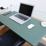 Multifunction Business PU Leather Mouse Pad Keyboard Pad Table Mat Computer Desk Mat, Size: 90 x 45cm, Size: 90 x 45cm(Sapphire Blue), Size: 90 x 45cm(Baby Blue), Size: 90 x 45cm(Apricot), Size: 90 x 45cm(Black), Size: 90 x 45cm(Pink)