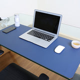 Multifunction Business PU Leather Mouse Pad Keyboard Pad Table Mat Computer Desk Mat, Size: 90 x 45cm, Size: 90 x 45cm(Sapphire Blue), Size: 90 x 45cm(Baby Blue), Size: 90 x 45cm(Apricot), Size: 90 x 45cm(Black), Size: 90 x 45cm(Pink)