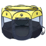 Fashion Oxford Cloth Waterproof Dog Tent Foldable Octagonal Outdoor Pet Fence, M, Size: 91 x 91 x 58cm, Size: M (Yellow), Size: M (Red), Size: M (Magenta), Size: M (Blue), Size: M (Coffee)