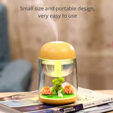 Imycoo WT602 2W Portable Mini Micro Landscape Design USB Charge Aromatherapy Air Humidifier with LED Colorful Light, Water Tank Capacity: 180ml, DC 5V