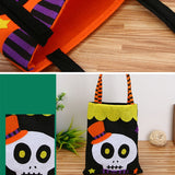 Halloween Decoration Creative Cartoon Candy Gift Square Tote for Children, Random Style Delivery, Cartoon Candy Tote