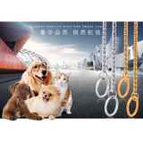 Pet Collars Pet Neck Strap Dog Neckband Snake Chain Dog Chain  Solid  Metal Chain Dog Collar，Length:55cm, 55cm