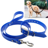 TPU Material Traction Belt Pet Dogs Collar Telescopic Dog Traction Rope with Dog Leash Handle, Size: S, Rope Length: 120 cm, Collar Size: 40 cm