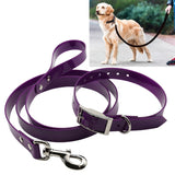 TPU Material Traction Belt Pet Dogs Collar Telescopic Dog Traction Rope with Dog Leash Handle, Size: S, Rope Length: 120 cm, Collar Size: 40 cm