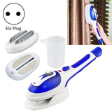 Multifunction Household Handheld Steamer Travel Portable Hand - Held Steam Hanging Hot Machine Ceramic Bottom with Flannelette Brush & Hair Brush & Measuring Cup,EU Plug, EU Plug Purple, EU Plug Blue