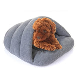 Slipper Shape Polar Fleece Warm Thicken Pet Dogs Cats House Size: L, 58×68×32cm, Size: L