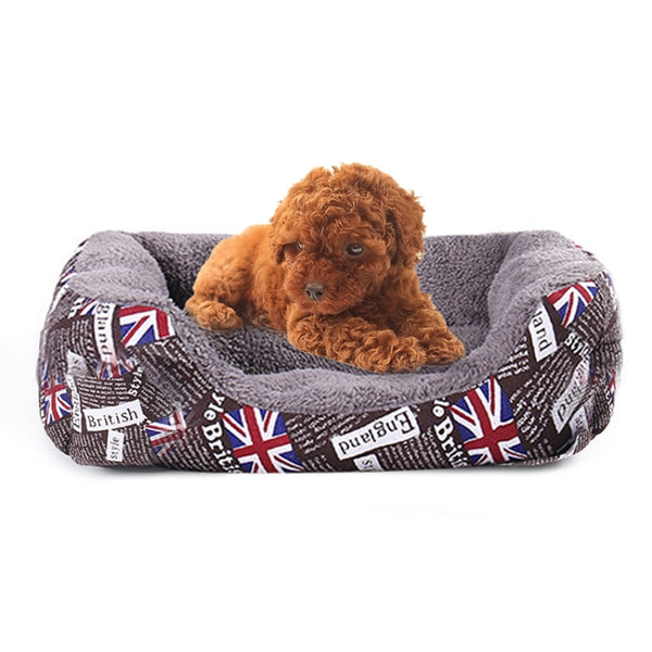 National Flag Four Seasons Genuine Warm Pet Dog Kennel Mat, Size: L, 66×50×14cm, Size: L, 66×50×14cm