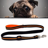 Pet Dogs Nylon Night Reflective Breathable Handheld Traction Lead Leash, Size: S, Adjustable Range: 2.0*(100-140cm), Size: S, Adjustable Range: 2.0*(100-140cm)