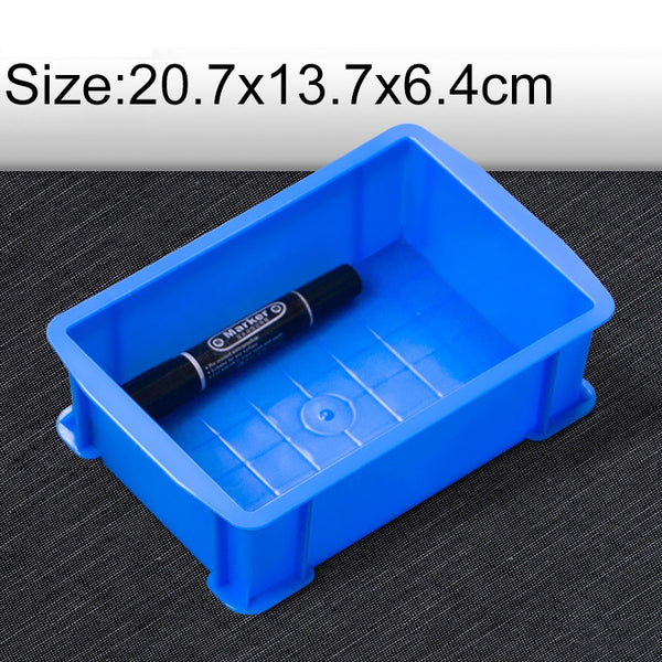 Thick Multi-function Material Box Brand New Flat Plastic Parts Box Tool Box, Size: 20.7cm x 13.7cm x 6.4cm, 20.7cm x 13.7cm x 6.4cm