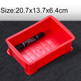 Thick Multi-function Material Box Brand New Flat Plastic Parts Box Tool Box, Size: 20.7cm x 13.7cm x 6.4cm, 20.7cm x 13.7cm x 6.4cm