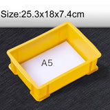 Thick Multi-function Material Box Brand New Flat Plastic Parts Box Tool Box, Size: 25.3cm x 18cm x 7.4cm, 25.3cm x 18cm x 7.4cm