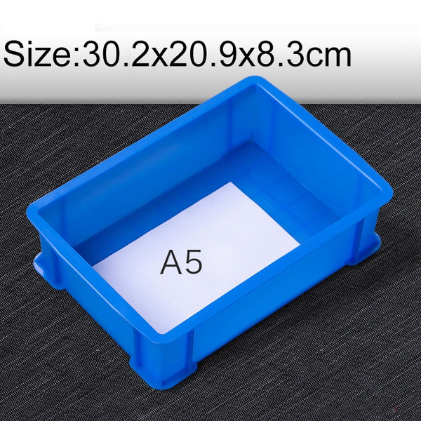 Thick Multi-function Material Box Brand New Flat Plastic Parts Box Tool Box, Size: 30.2cm x 20.9cm x 8.3cm, 30.2cm x 20.9cm x 8.3cm